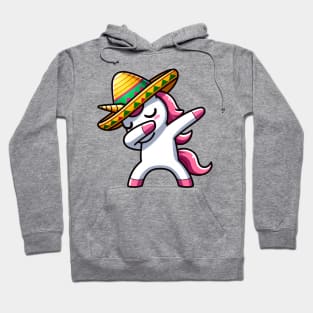 Dabbing Unicorn Funny Cinco De Mayo Hoodie